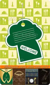 Restaurant menu covers vector set 18