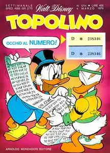 Topolino 1214 - Topolino e la vernice generatrice (03/1979)