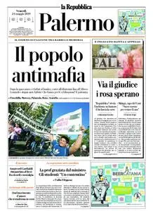 la Repubblica Palermo – 24 maggio 2019