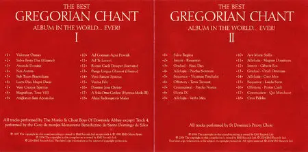 The Best Gregorian Chant Album In The World... Ever! (2004) 2CDs