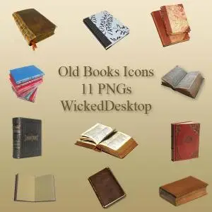 Old Books and Papers Icons 