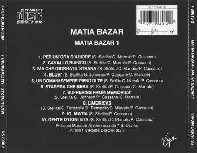 Matia Bazar - Matia Bazar 1 (1976) {1991, Remastered}