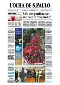 Jornal Folha de São Paulo - 23 de janeiro de 2014 - Quinta