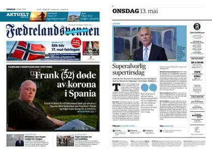 Fædrelandsvennen – 13. mai 2020