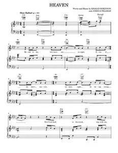 Heaven - Khalid (Piano-Vocal-Guitar)