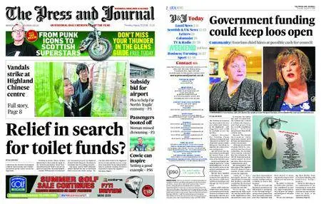 The Press and Journal Highlands and Islands – August 23, 2018