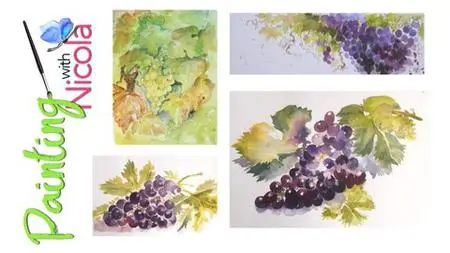 Paint Some Grapes, 3 Colours, Lots Of Water, Gain Confidence