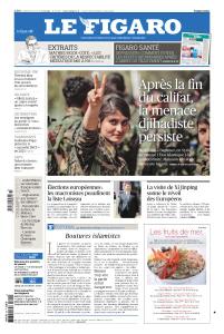 Le Figaro du Lundi 25 Mars 2019