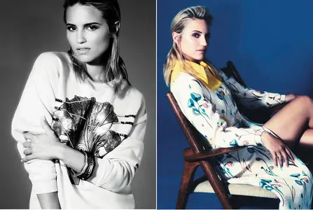 Dianna Agron by Laura Sciacovelli for InStyle UK February 2014