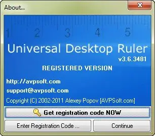 Universal Desktop Ruler 3.6.3481
