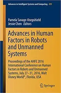 Advances in Human Factors in Robots and Unmanned Systems (Repost)