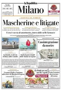 la Repubblica Milano - 2 Aprile 2020