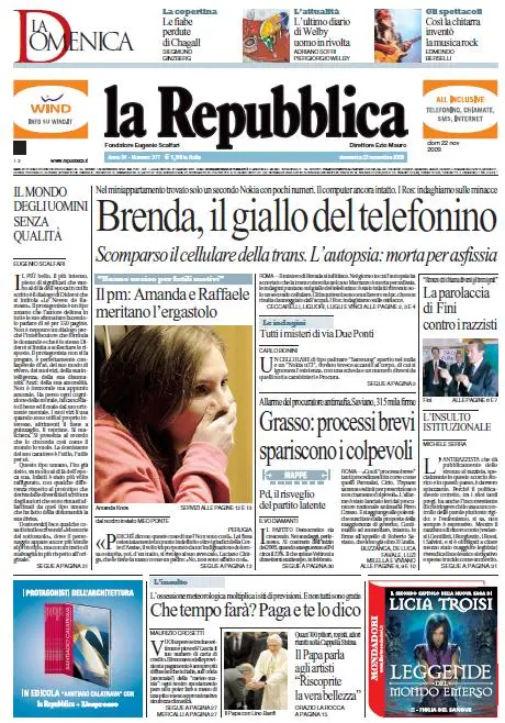 La Repubblica (22-11-09)