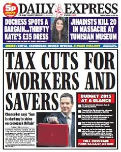 Daily Express - 19 Thursday March 2015