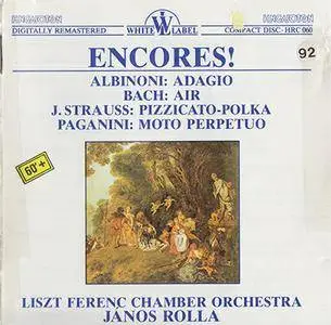 Liszt Ferenc Chamber Orchestra / Rolla - Encores! (1978, reissue 1987, Hungaroton # HRC 060) [Japan Press]