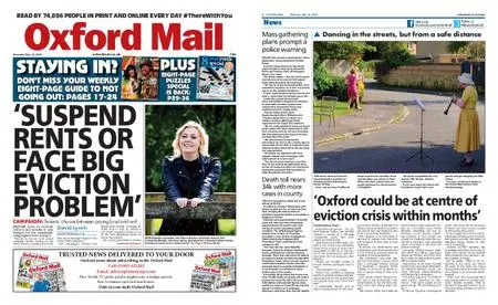 Oxford Mail – May 16, 2020