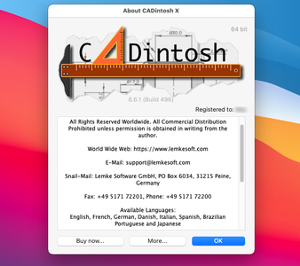 CADintosh X 8.6.1 Multilingual macOS