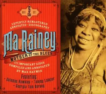 Ma Rainey - Mother Of The Blues [5CD Box Set, Recorded 1923-1928] (2007)