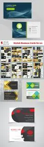 Vectors - Stylish Business Cards Set 52