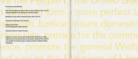 Brad Mehldau Trio - Seymour Reads the Constitution! (2018) {Nonesuch 7559-79344-3} (Complete Artwork)