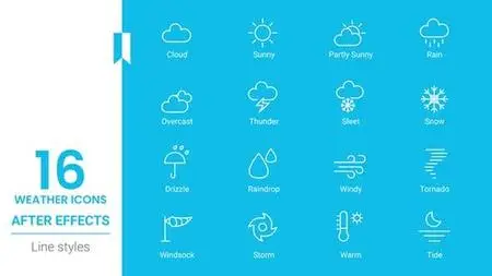 Weather Icon Line pack 44142512