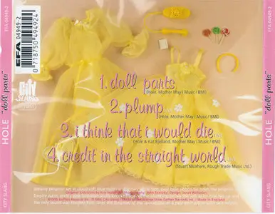 Hole - Doll Parts (City Slang EFA 04949-2) (EU 1995, Maxi)