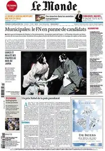 Le Monde + TV + Eco et Entreprise des Dimanche 13 et Lundi 14 Octobre 2013