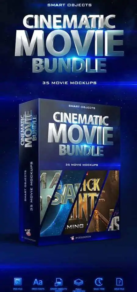 GraphicRiver - Cinematic Movie Mockups Bundle