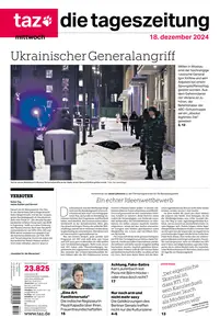 taz die tageszeitung  - 18 December 2024