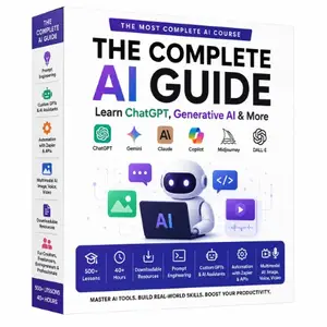 The Complete AI Guide: Learn ChatGPT, MS Copilot & Gemini