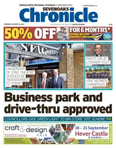 Sevenoaks Chrionicle - 28 August 2025
