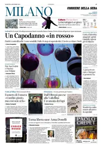 Corriere della Sera Milano - 31 Dicembre 2024