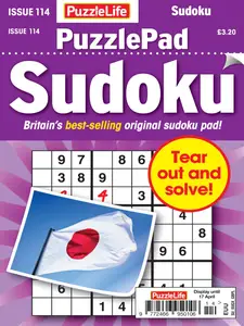 PuzzleLife PuzzlePad Sudoku - March 2025