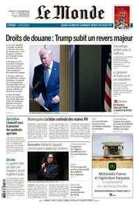 Le Monde du Dimanche 22 et Lundi 23 Février 2026