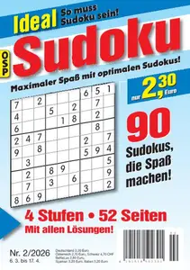 Ideal Sudoku - Nr.2 2026