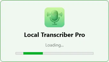 Local Transcriber Pro 1.2.3.0