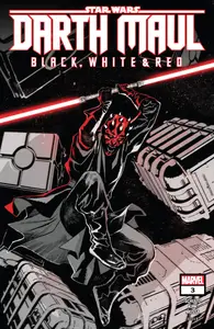 Star Wars-Darth Maul-Black, White &amp; Red 003 2024 Digital Kileko