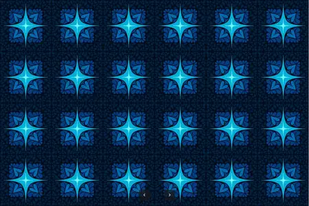 EE - Abstract Ornament Blue Seamless Pattern A32JRM6