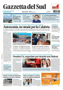 Gazzetta del Sud Catanzaro - 28 Giugno 2024