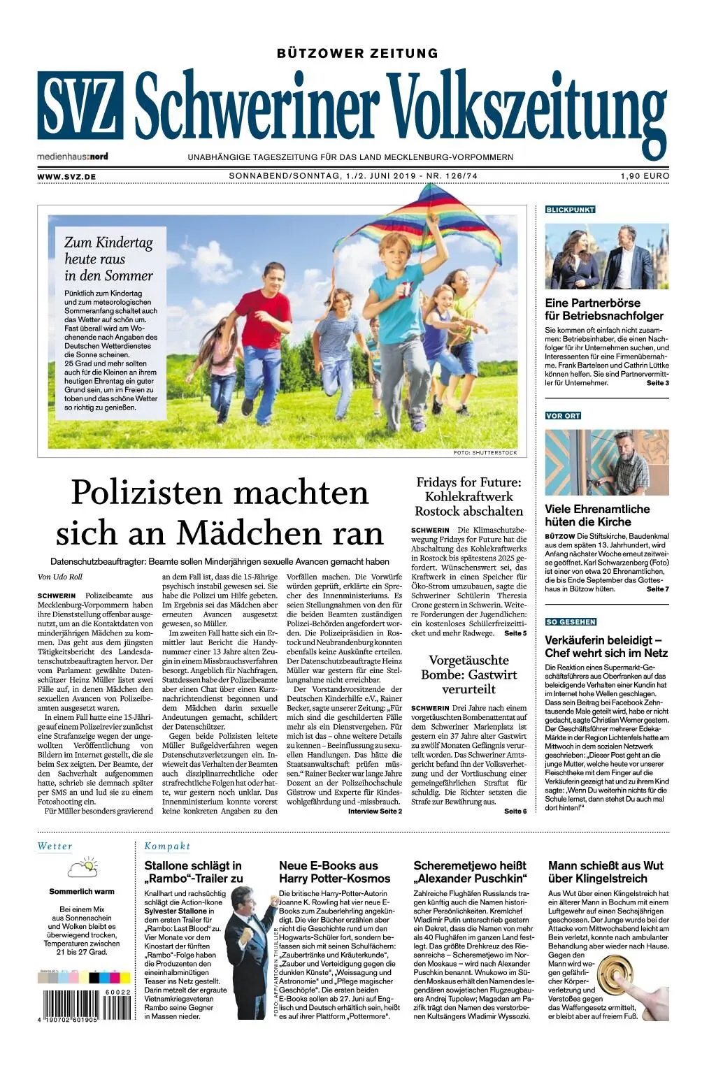 Schweriner Volkszeitung Schweriner Volkszeitung