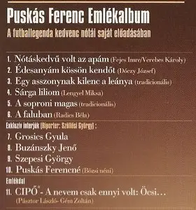 Puskas Ferenc Emlekalbum