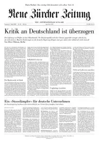 Neue Zürcher Zeitung International – 09. April 2022
