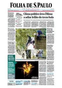 Jornal Folha de São Paulo - 13 de agosto de 2013 - Terça