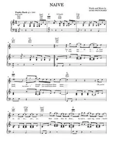 Naive - The Kooks (Piano-Vocal-Guitar)
