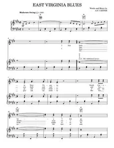 East virginia blues no 2 - The Carter Family (Piano-Vocal-Guitar)