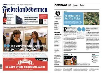 Fædrelandsvennen – 20. desember 2017