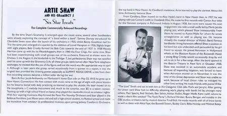 Artie Shaw and His Gramercy 5 - Six Star Treats (1940-1954) [5CD] (2008) {Jasmine Records}