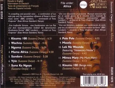 Suzzana Owiyo - Mama Africa (2004)