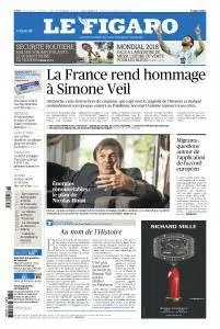 Le Figaro du Samedi 30 Juin et Dimanche 1er Juillet 2018