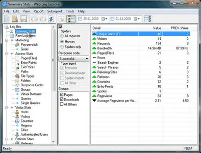 Web Log Explorer 8.01